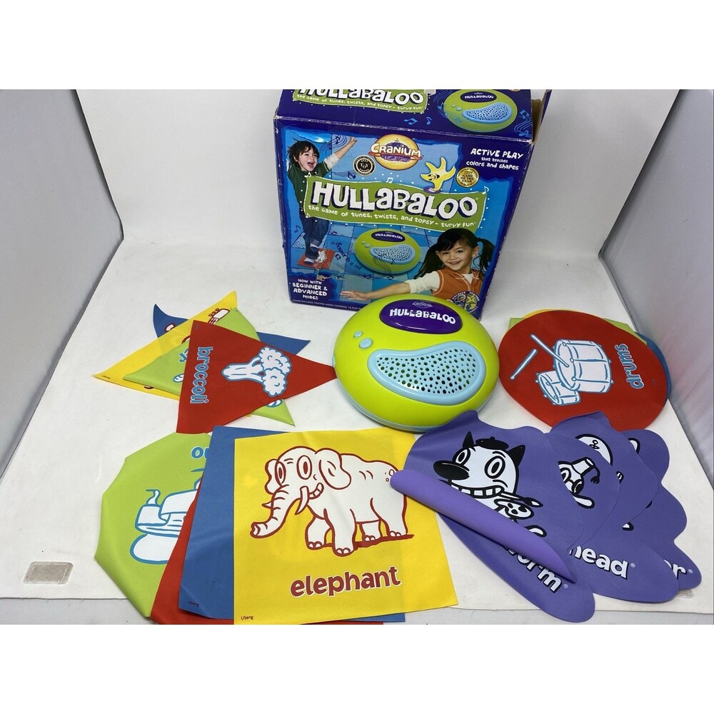 Cranium Hullabaloo Game Complete 2008 Kids Children's Tested Works Music Active